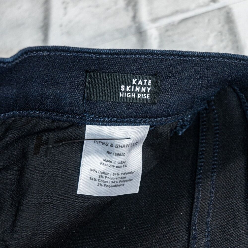VERONICA BEARD Women's KATE Skinny High Rise Jeans in indigo size 28 - Picture 7 of 10